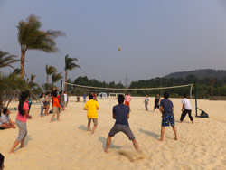 绿茵体育首页电子2014澄江悦椿春游行—沙滩排球赛